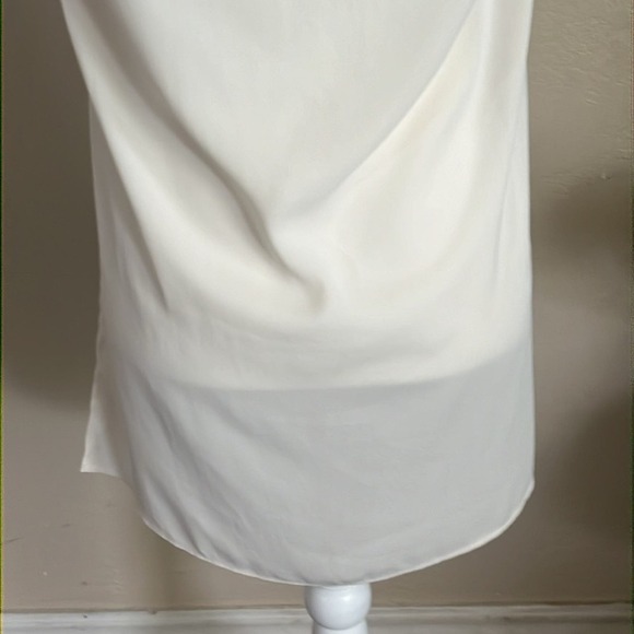 Jones New York Ivory Keyhole Relaxed Bateau Blouse Women’s Size 6 - Picture 6 of 8